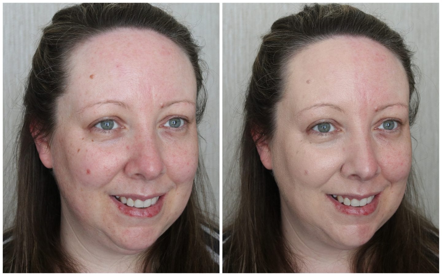 Sculpted by Aimee Second Skin Dewy Finish Before and After