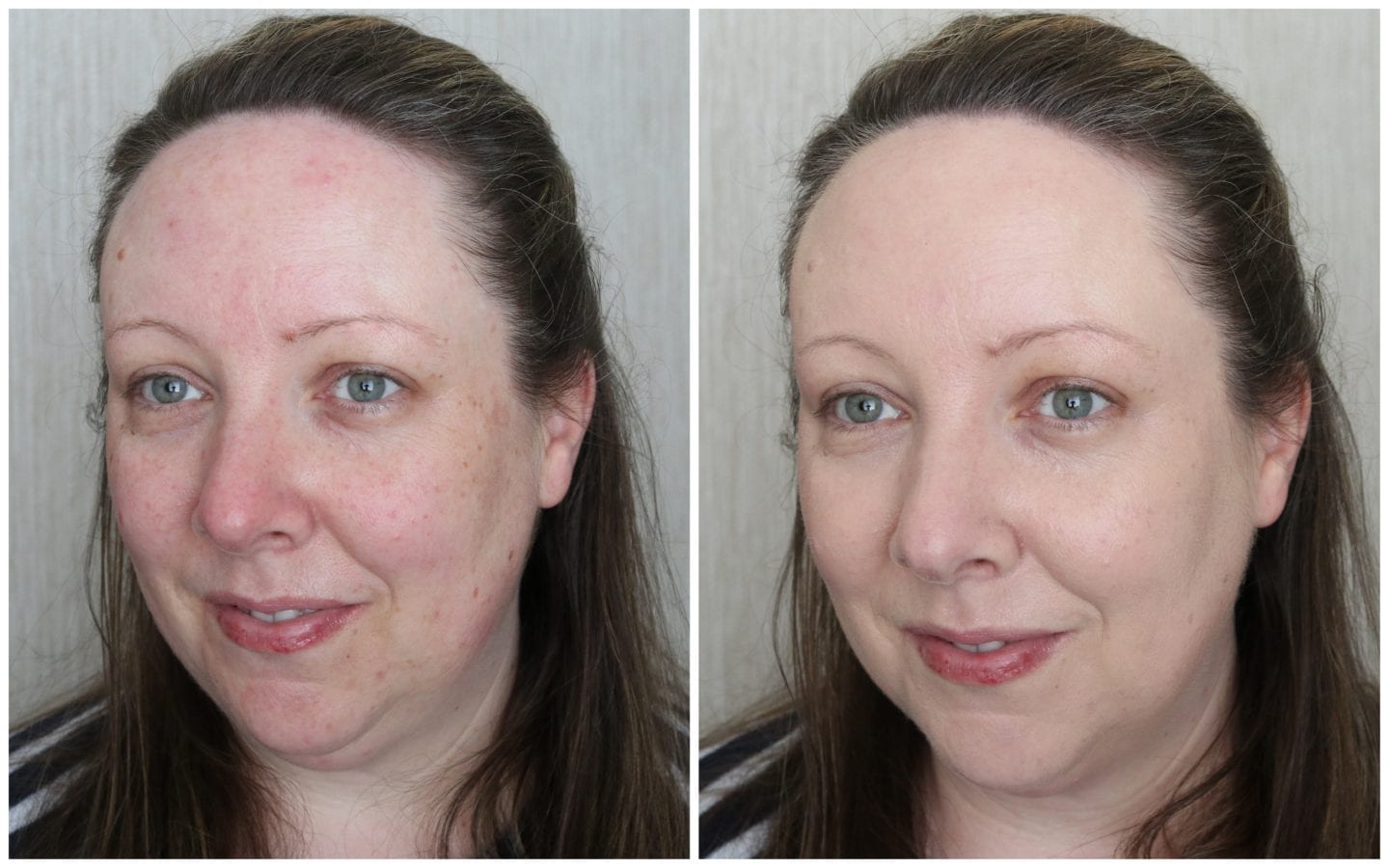 Sculpted by Aimee Second Skin Matte Finish Before & After