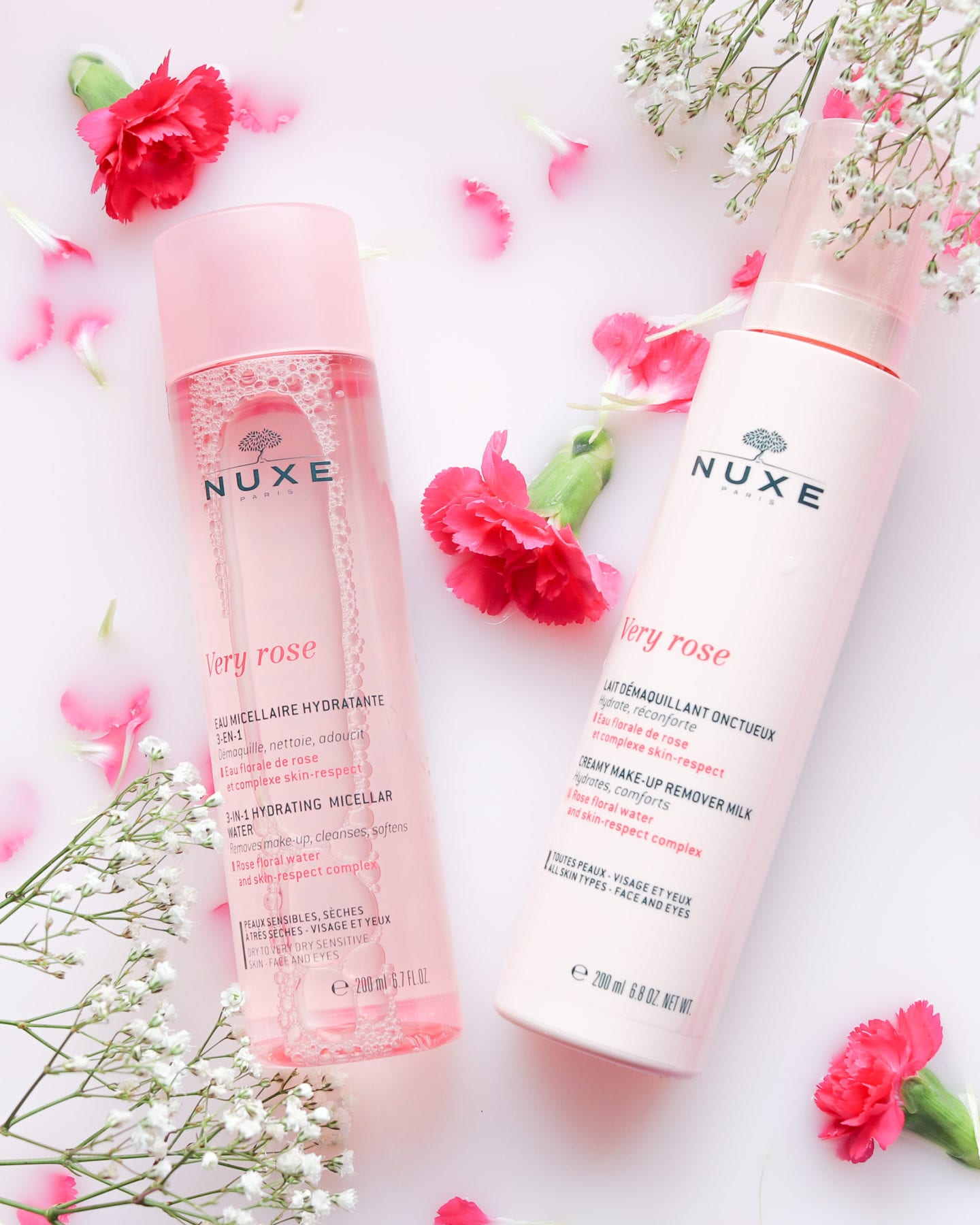 Nuxe Very Rose Micellar Water Creamy Makeup Remover Milk