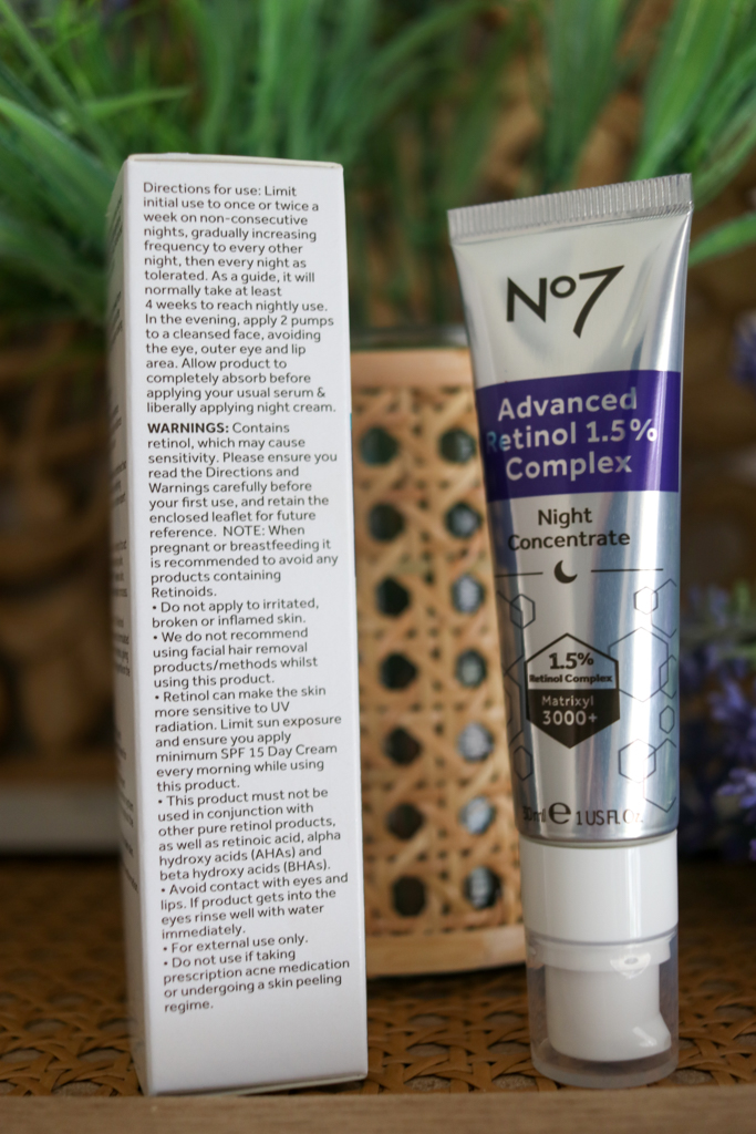 No7 Advanced Retinol 1.5% Complex Night Concentrate